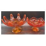 2-Pc Viking Glass -Compotes