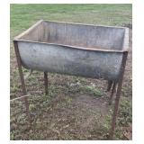 Galvanized Tub on iron stand