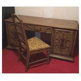 MCM Stanley Desk and Chair