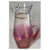 VTG Blendo Cranberry 1960ï¿½s Glass Pitcher