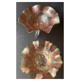 Two Karval glass bowls