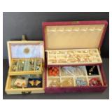 2 jewelry boxes, and custom jewelry