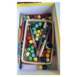 Marbles and Pens