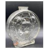 Vintage Mickey and Minnie Mouse Glass Bank