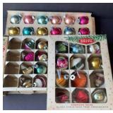 VTG SHINY BRITE CHRISTMAS ORNAMENTS
