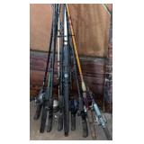 Misc fishing poles