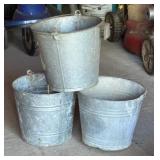 Galvanized bucket