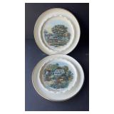 Currier and Ives Americana Plates
