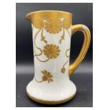 Porcelain Gilt Decorated Pitcher