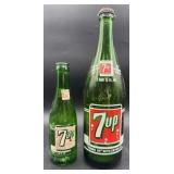 VTG 7 up Bottles