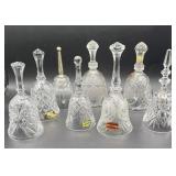 Lot of Lead Crystal Bells