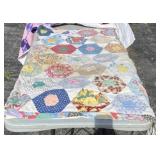 VTG handmade Quilt as is