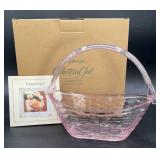 Longaberger Basket Collectors club glass crocus