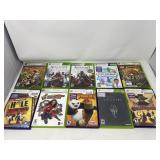 Lot of 10 Xbox 360 Games