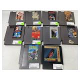 Lot of 10 NES Games