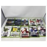 Lot of 10 Xbox 360 Games Tiger Woods