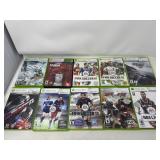 Lot of 10 Xbox 360 Games