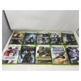 Lot of 10 Xbox 360 Games