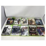 Lot of 10 Xbox 360 Games