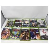 Lot of 10 Xbox 360 Games