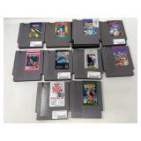 Lot of 10 NES Games