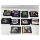 Lot of 10 Sega Genesis Games