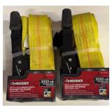 HUSKY 2-27 FEET RATCHET STRAPS