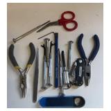 SMALL TOOLS IN PLASTIC BOX