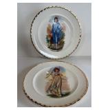 COOKSVILLE Blue boy and pinky plates