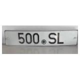 MERCEDES 500 SL Eagle Emblem Plate