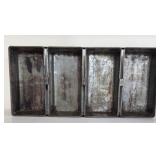 VTG BREAD BAKING 4- LOAF BREAD PAN