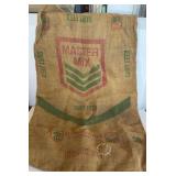 MASTER MIX DAIRY FEED BURLAP SACK