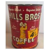 HILLS BROS COFFEE TIN 4c off