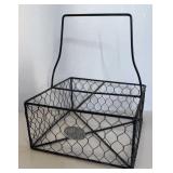 Jar Carrier with Bee Emblem/Chicken Wire