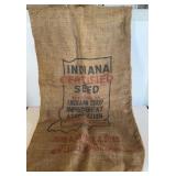 INDIANA CERTIFIED SEED BURLAP SACK
