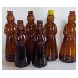 7-AUNT JEMIMA SYRUP JARS