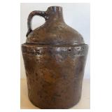 PRIMITIVE STONEWARE SALT GLAZED JUG
