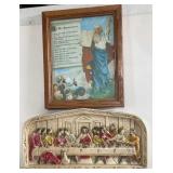 THE LAST SUOPER CHALKWARE-TEN COMMANDMENTS