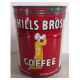 HILLS BROS COFFEE TIN CAN