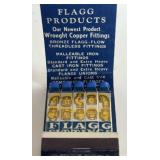 VINTAGE FLAGG PRODUCTS MATCH BOOK-RARE