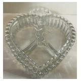 PADEN HEART SHAPED DIVIDED COVERED DISH