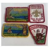 4-VTG TRAILBLAZER BOY SCOUT PATCHES-1967