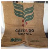 CAFE'S DO BRASIL COFFEE BUTLAP BAG