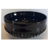 Diamond Pt.IN.GLASS TIARA BLACK AMETHYST BOWL