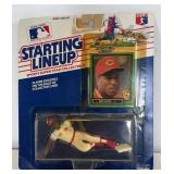 STARTING LINE UP ERIC DAVIS FIGURE AND CARD