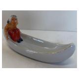 INDIAN IN CANOE -1940's Japan