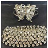 BUTTERFLY RHINESTONE BRACELET and MULTI