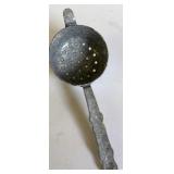 MINI GRAY SPECKLED GRANITEWARE STRAINER
