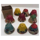 VTG CHRISTMAS WHIRL-GLO-SET OF 9