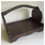 WOODEN MAGAZINE RACK/CADDY